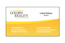 Výroba vizitky pro Golden Reality vč. kompletní Corporate Identity a grafického manuálu 