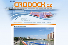 Stránky Crodock.cz - plovoucí mola a přístaviště