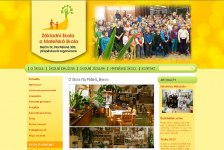 Web ZŠ a MŠ Na Pěšině, Děčín IX - Bynov